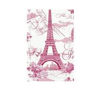 Mexpekil Paris Eiffel Tower Light Switch Cover 1 Gang Single Blank Outlet Cover Decorative Wall Plate for Home Office