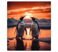 Mexpekil Penguin Animals Dishwasher Magnet Cover 21x26Inch Decorative Dish Washer Sticker for Front Door Waterproof Kitchen Appliance Panel Magnetic Decal
