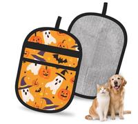 Mexpekil Pet Hair Removal Glove Halloween Witch Hat Ghost