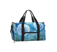 Mexpekil Plant Dandelion Gym Bag with Shoe Compartment Waterproof Duffel Bag Large Overnight Weekend Bags Travel Holdall for Women Men Teens