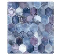 Mexpekil Purple Marble Hexagon Dishwasher Magnet Cover 21x26Inch Decorative Dish Washer Sticker for Front Door Waterproof Kitchen Appliance Panel Magnetic Decal