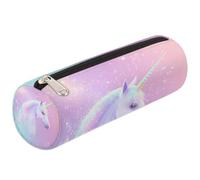 Mexpekil Rainbow Unicorn Fantasy Magic Pencil Case for Girls Boys Stationery Pouch Organiser Small School Supply Bag for Students Office