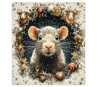 Mexpekil Rat Animal Dishwasher Magnet Cover 21x26Inch Decorative Dish Washer Sticker for Front Door Waterproof Kitchen Appliance Panel Magnetic Decal