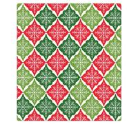 Mexpekil Red Green Snowflakes Retro Dishwasher Magnet Cover 21x26Inch Decorative Dish Washer Sticker for Front Door Waterproof Kitchen Appliance Panel Magnetic Decal