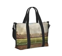 Mexpekil Retro Sports Ground Travel Duffel Bag Waterproof Sports Gym Bag Large Weekend Overnight Bags for Women Men Foldable Carry On Luggage Tote Bag for Flight