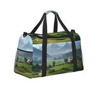 Mexpekil Scenery Nature Duffel Bag Large Carry On Hand Luggage Bags Waterproof Weekender Bags Foldable Tote Bag for Travel Sports Gym Dance