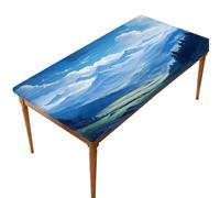 Mexpekil Scenic Valley 5FT Rectangle Fitted Table Cover