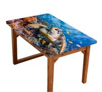 Mexpekil Sea Turtle 4FT Rectangle Fitted Table Cover