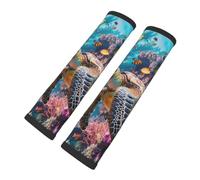 Mexpekil Sea Turtle Underwater Car Seat Belt Pads 2 Pack