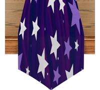 Mexpekil Sky Purple Star Table Runner for Dining Table Waterproof Coffee Table Runners Long Table Decorations for Wedding Party 33x178 cm