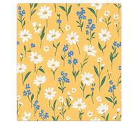 Mexpekil Small Daisies Plants Dishwasher Magnet Cover 21x26Inch Decorative Dish Washer Sticker for Front Door Waterproof Kitchen Appliance Panel Magnetic Decal