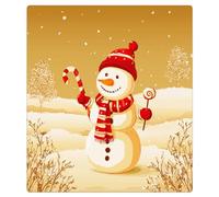 Mexpekil Smiling Snowman Dishwasher Magnet Cover 21x26Inch Decorative Dish Washer Sticker for Front Door Waterproof Kitchen Appliance Panel Magnetic Decal