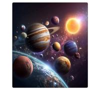Mexpekil Solar System Space Dishwasher Magnet Cover 21x26Inch Decorative Dish Washer Sticker for Front Door Waterproof Kitchen Appliance Panel Magnetic Decal