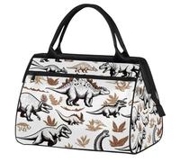 Mexpekil Sports Duffel Bag Ancient Dinosaurs Animal Gym Tote Bag Large Waterproof Travel Overnight Bags for Women Men Camping Dance Yoga Football Swimming
