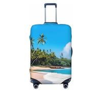 Mexpekil Suitcase Cover Beach Palm Tree Elastic Luggage Covers Protector for Suitcases Universal Travel Trolley Case Cover XL Fit 29-32 Inch Luggage