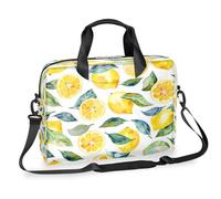 Mexpekil Summer Lemon Pattern Laptop Case Bag Sleeve 13-16 in Messenger Computer Bag Briefcase for Women Men Laptop