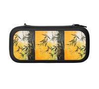 Mexpekil Switch Case Ink Bamboo Switch Case Compatible with Switch OLED, 10 Game Cards Storage, Portable Hard Shell Travel Case