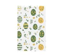 Mexpekil Tea Towels Green Easter Egg Tea Towels for Kitchen Quick Drying Hand Towels Super Absorbent Kitchen Towel 66×41cm