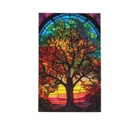 Mexpekil Tea Towels Tree of Life Tea Towels for Kitchen Quick Drying Hand Towels Super Absorbent Kitchen Towel 66×41cm