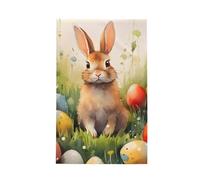 Mexpekil Tea Towels Watercolor Rabbit Easter Egg Tea Towels for Kitchen Quick Drying Hand Towels Super Absorbent Kitchen Towel 66×41cm