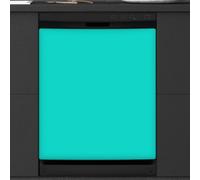 Mexpekil Teal Turquoise Solid Dishwasher Magnet Cover | 23x26inch Reusable Dish Washer Covers Decorative Dishwasher Front Panel Magnetic Cover Sticker for Kitchen Appliances