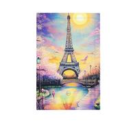 Mexpekil Tower Paris Psychedelic Colorful Light Switch Cover 1 Gang Single Blank Outlet Cover Decorative Wall Plate for Home Office