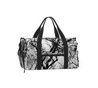 Mexpekil Tree Branch Gym Bag with Shoe Compartment Waterproof Duffel Bag Large Overnight Weekend Bags Travel Holdall for Women Men Teens