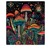Mexpekil Tribe Magic Mushroom Dishwasher Magnet Cover 21x26Inch Decorative Dish Washer Sticker for Front Door Waterproof Kitchen Appliance Panel Magnetic Decal
