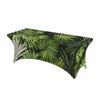 Mexpekil Tropical Palm Leaves Rectangle Table Cloth 6ft