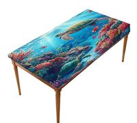Mexpekil Turtle Coral Sea 5FT Rectangle Fitted Table Cover