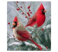 Mexpekil Two Red Birds On Branch Dishwasher Magnet Cover 21x26Inch Decorative Dish Washer Sticker for Front Door Waterproof Kitchen Appliance Panel Magnetic Decal