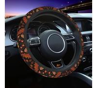 Mexpekil Universal Steering Wheel Covers Autumn Leave Acorns Art Anti-Slip Car Steering Wheel Protective Cover Decorative Car Accessories fit Most Cars (38cm/15inch) 1 Pack