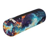 Mexpekil Universe Space Galaxy Nebula Pencil Case School Supplies Pouch Bag for Girls Boys Teenagers, Women Makeup Brush Bag