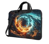 Mexpekil Universe Sstarry Sky Laptop Bag for Women Men 14 Inch Portable Laptop Case Sleeve with Shoulder Strap Computer Carrying Case Messenger Bags for Business Travel College