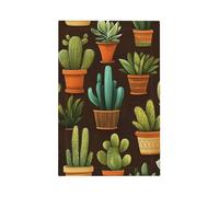 Mexpekil Various Cactus Light Switch Cover 1 Gang Single Blank Outlet Cover Decorative Wall Plate for Home Office