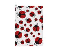 Mexpekil Waffle Fabric Large Golf Towel, Red Ladybug Animal Theme Funny Cartoonish Print Microfiber Golf Towels for Men and Women, Golf Accessories, Golf Bag, Machine Washable