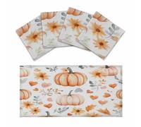 Mexpekil Watercolor Love Heart Pumpkins 4 pcs Magnetic Fluorescent Light Covers for Ceiling Lights 2x4 FT Lamp Shade Cover