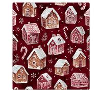 Mexpekil Watercolor Pink Gingerbread Houses Dishwasher Magnet Cover 21x26Inch Decorative Dish Washer Sticker for Front Door Waterproof Kitchen Appliance Panel Magnetic Decal