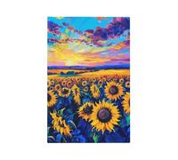 Mexpekil Watercolor Sunflower Light Switch Cover 1 Gang Single Blank Outlet Cover Decorative Wall Plate for Home Office