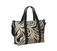 Mexpekil White Lion Print Travel Duffel Bag Waterproof Sports Gym Bag Large Weekend Overnight Bags for Women Men Foldable Carry On Luggage Tote Bags for Flight