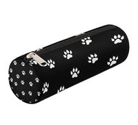 Mexpekil Wolf Paw Print Pattern Pencil Case School Supplies Pouch Bag for Girls Boys Teenagers, Women Makeup Brush Bag