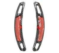 MEXWLOP 1 Pair Car Steering Wheel Shift Paddle Shifter Extension, for Porsche, for Panamera, for, for Cayenne, for Carrera, 991 Gear Shift Paddle(Carbon Fiber Black)