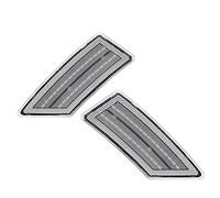 MEXWLOP 1 Pair Dynamic Side Marker Light Amber Front Bumper Turn Signal Lights Lamp, for Ford, Ranger 2019-2020 XL XLT Lariat Car Turn Signal Light(Not Dynamic-Clear)