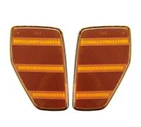 MEXWLOP 1 Pair Dynamic Side Marker Reflector Light Turn Signal Lights Front Fender Lamp, for Hummer, H3 2005-2010 H3T 2009-2010 Turn Signal Light(Yellow)