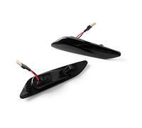 MEXWLOP 1 Pair Flowing Side Lights Streamer 12V Car Side Marker Lamp Dynamic Turn Signal Lights Blinker, for Alfa Romeo, 147 156 BJ Car Turn Signal Light(Black)