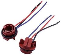 MEXWLOP 1157 Bulb Socket Holder, for Turn Signal Brake Light BAY15D P21 5W Wire Plug Headlight Bulb Socket(BLACK 1157 Female Socket)