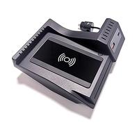 MEXWLOP 15W Car QI Wireless Charging Phone Charger Fast Charging Case, for, for Mercedes-Benz, for W205 AMG C43 C63 GLC43 GLC63 X253 Car Wireless Charger(For AMG C43 C63)