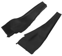 MEXWLOP 1Pair Black Front Cowl Extension Trim Cover Windshield Wiper Corner Cover Panel, for Sedan Wiper Arm Cover