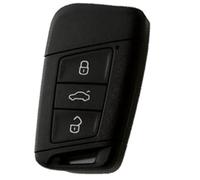 MEXWLOP 1Pc Car Key Cover, for VW, for Passat, B8, for Skoda, for Superb A7 2016 2017 Keychain Ring Silicone Remote Key Case Fob Pocket Shell Skin Car Key Cover