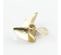 MEXWLOP 1pcs DIY 436/437 3-blade Propller Shaft Hole 4mm/4.76mm High Speed Paddle Copper Prop Diameter 36mm/37mm, For RC Boat Spare Parts High Thrust Marine Propeller(437 4.76x37mm)